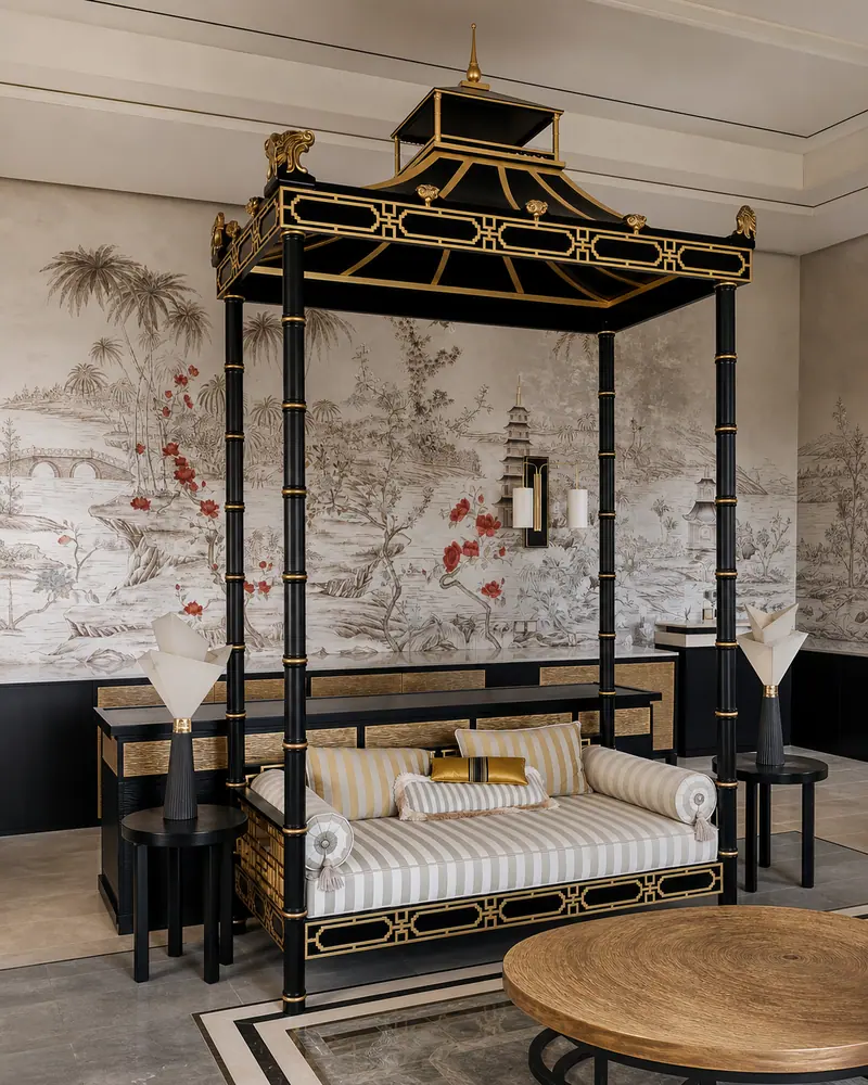 Bespoke canopy daybed