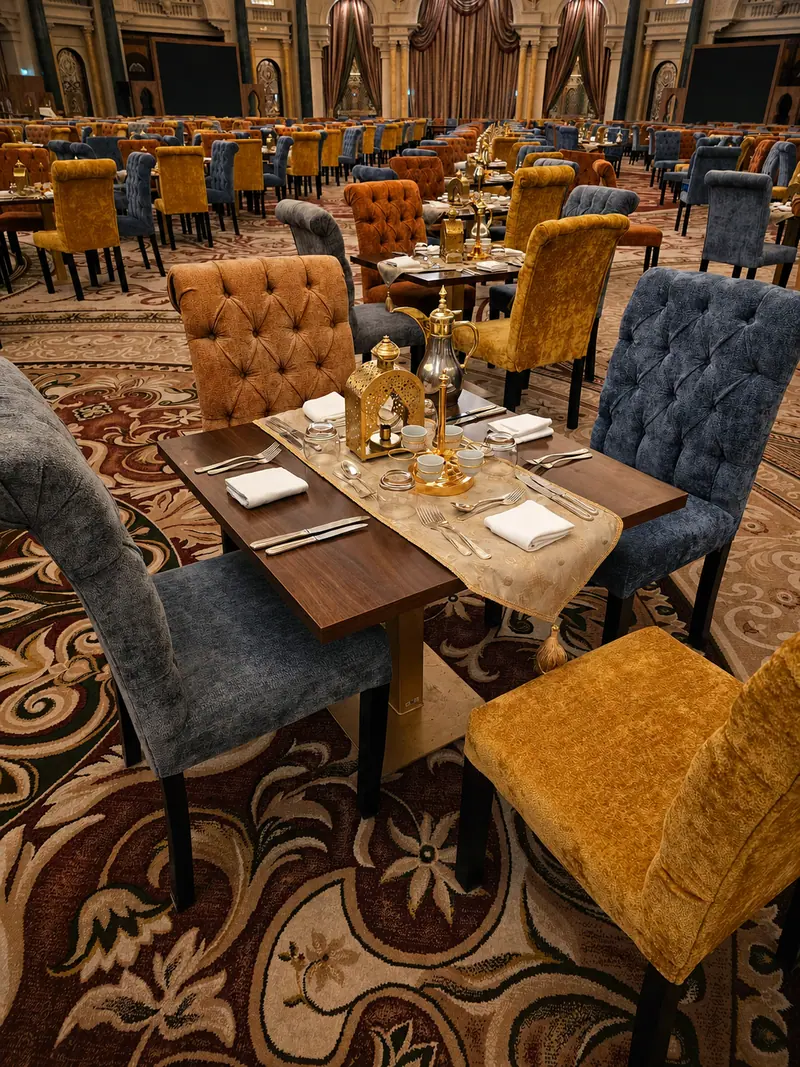 Upholstered seating detail